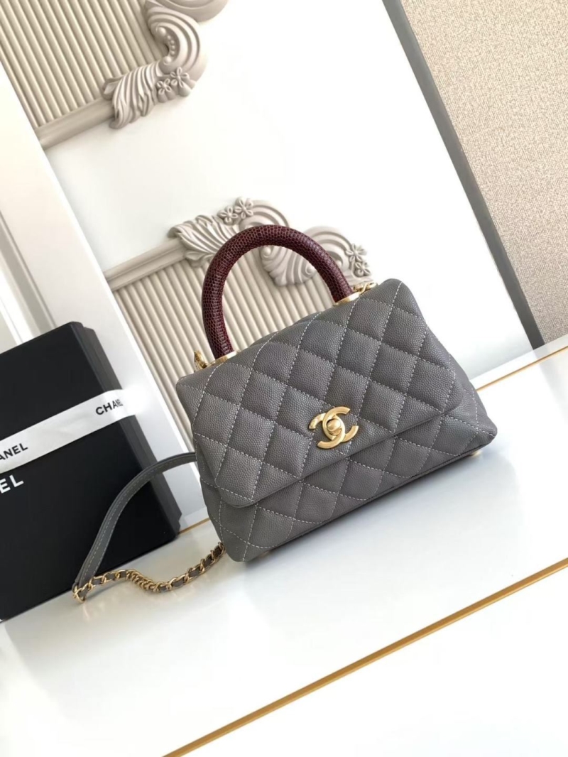 Ch**el top handle bags